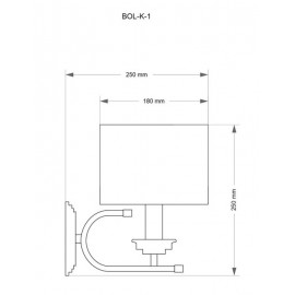 Бра Kutek Mood BOLT BOL-K-1(N)